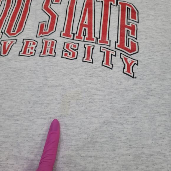 Vintage 90s Ohio State University Shirt Womens XL 21x25 Arch - Picture 2 of 12